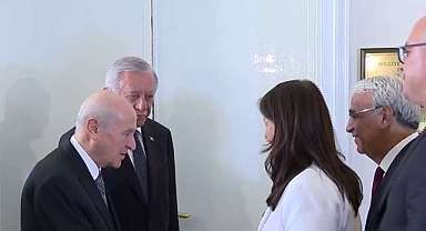 DEM Parti heyetinden Bahçeli’ye ziyaret