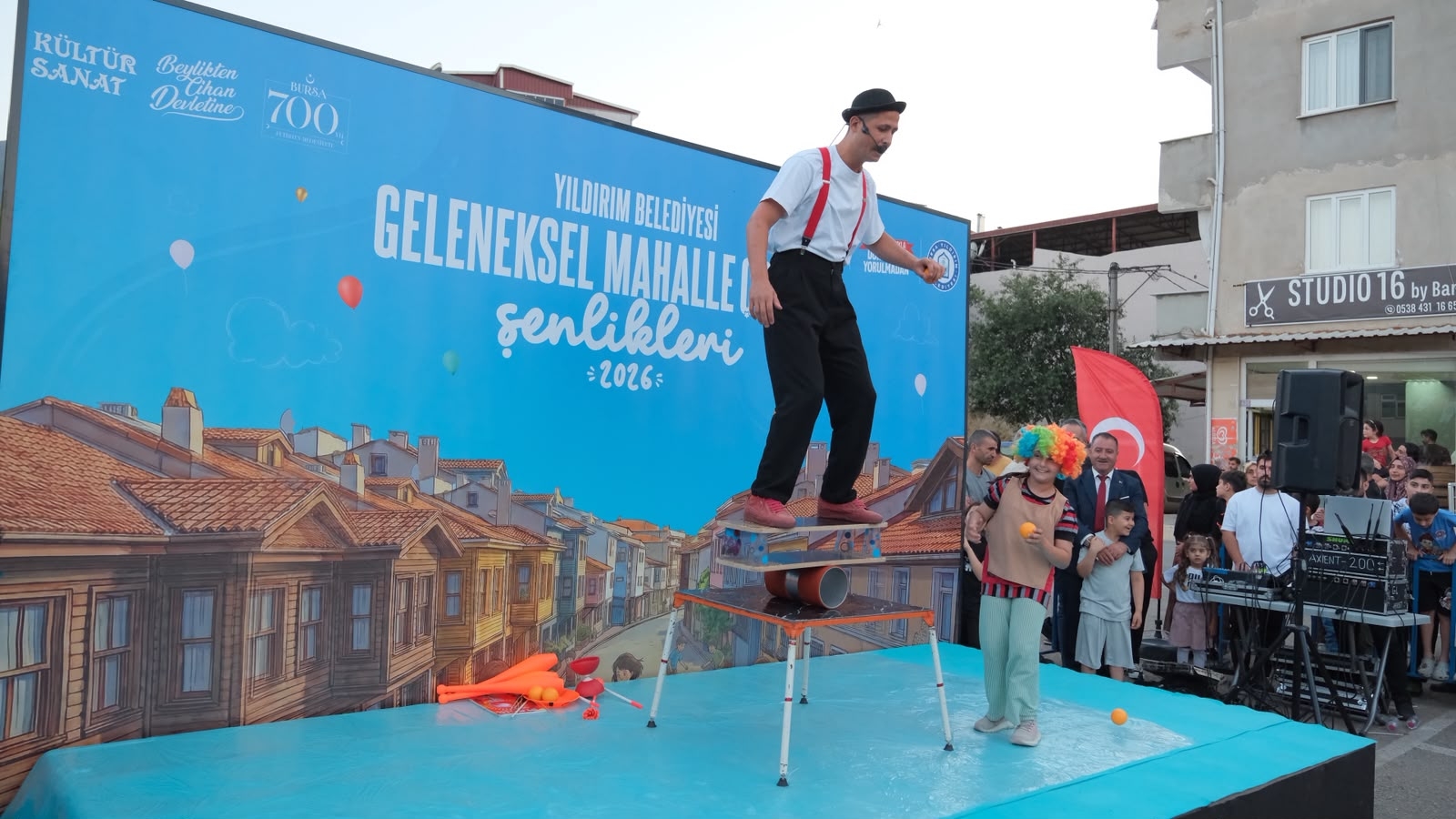 Yıldırım’da sokaklar şenlendi