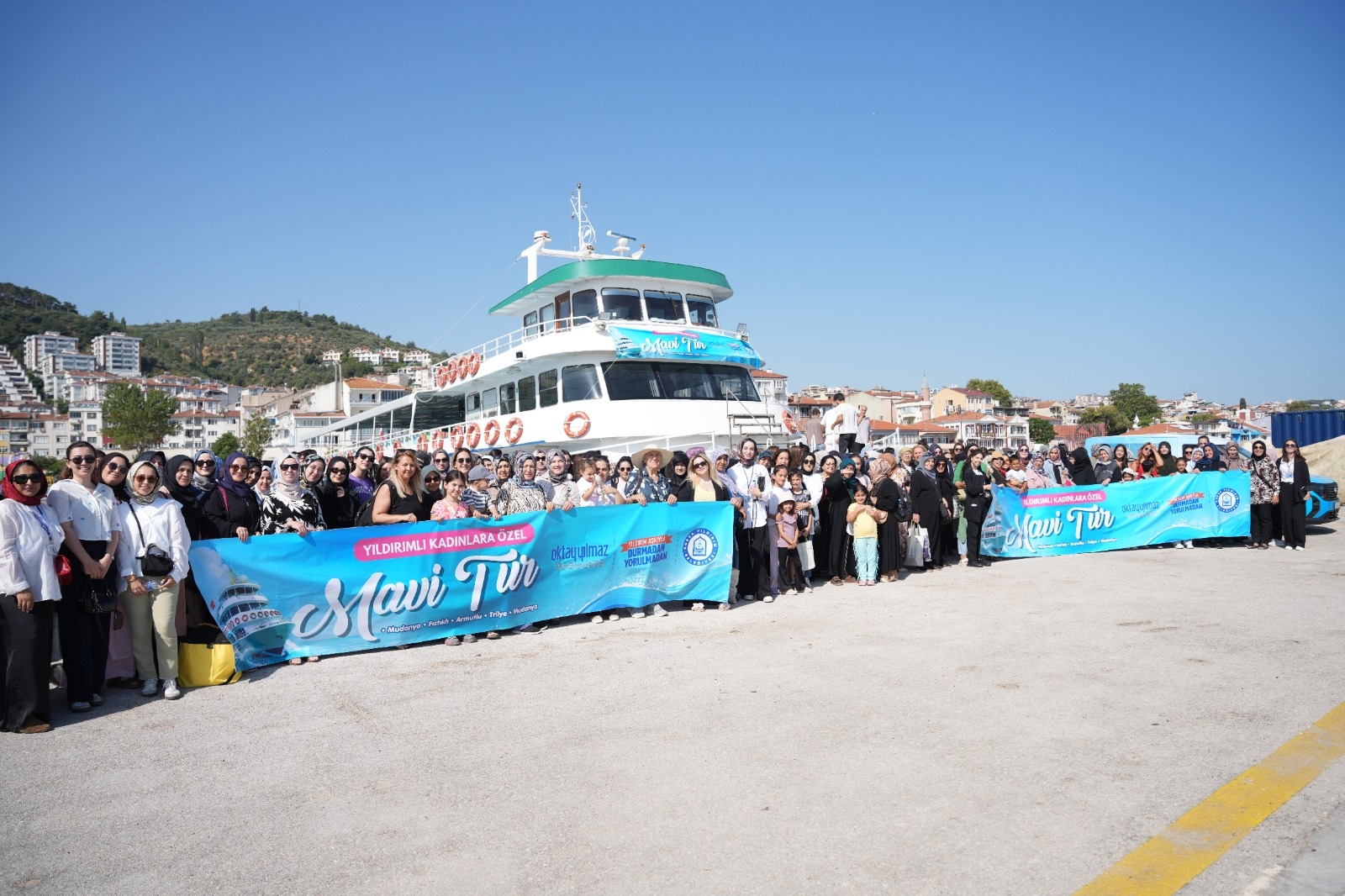 Yıldırımlı kadınlar mavi tur’da buluşuyor