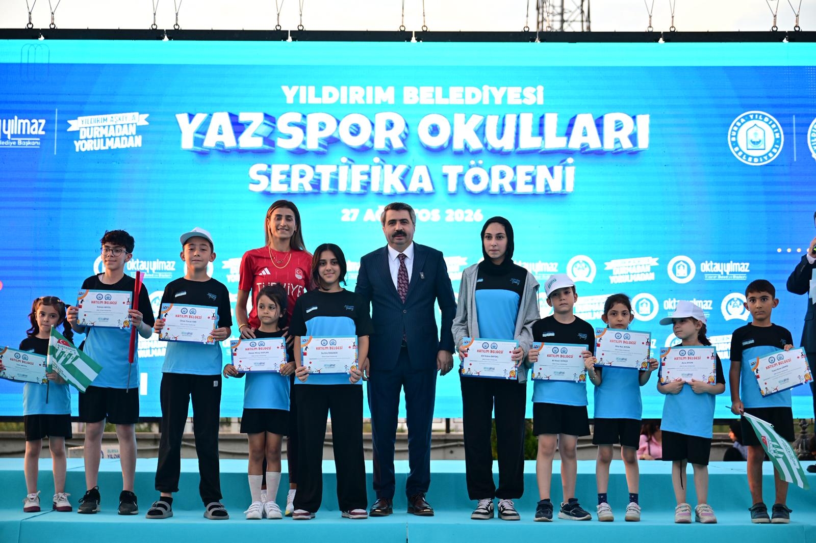 16 branşta 36 bin 818 çocuğa spor imkanı