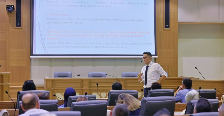 Belediye personeline ‘Tebligat Kanunu’ eğitimi