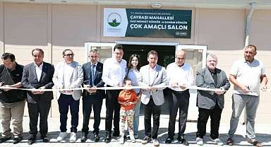 Bursa’nın o mahallesine çok amaçlı salon!
