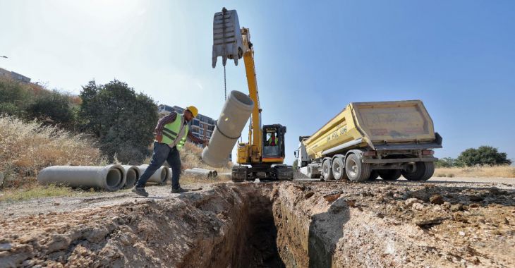 Büyükşehir'den Nilüfer'e 7 bin 600 metrelik altyapı yatırımı
