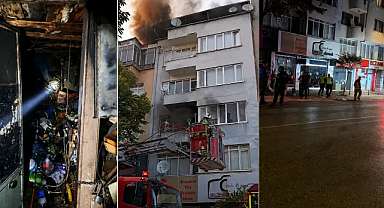 Geri dönüşüm deposu alevlere teslim oldu
