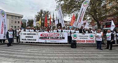 Bursa’da emeklilerden çağrı