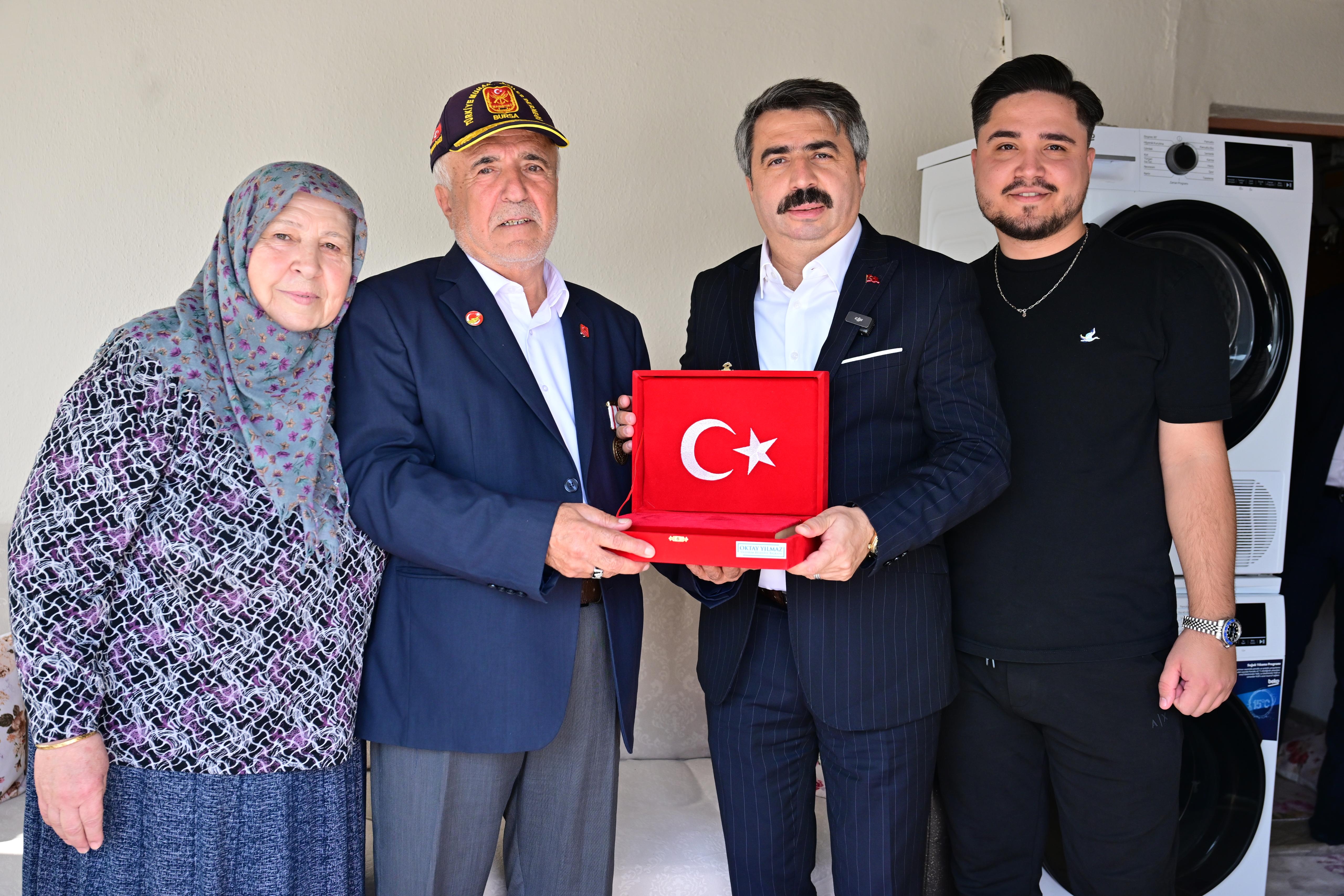 Başkan yılmaz’dan vefa ziyareti
