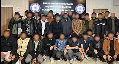 Bursa’da göçmen kaçakçılığı operasyonu!