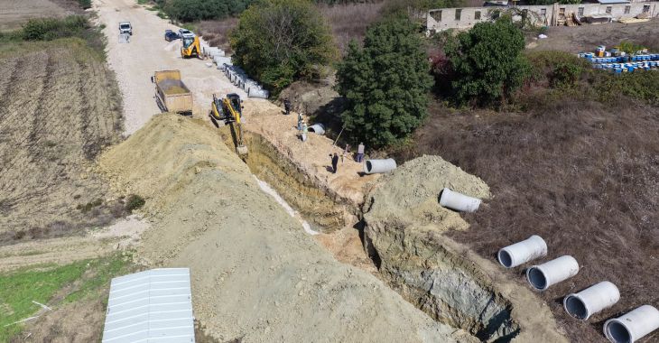 Büyükşehir'den Görükle'de yeni yola yeni altyapı