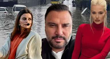 Sel faciasında ünlülerin evlerini su bastı: “Merdivenlerden su fışkırıyor”